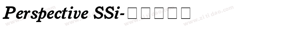 Perspective SSi字体转换